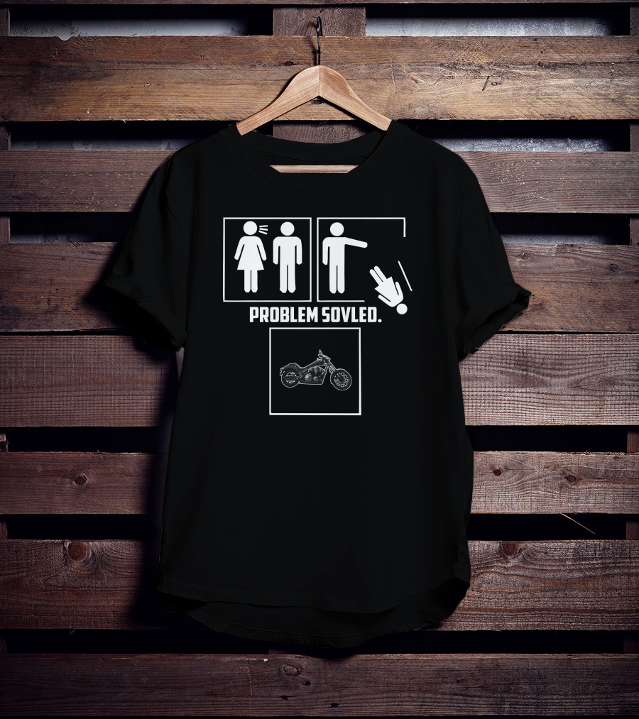 Problem Solved Honda VT 1300 Motorcycle T-Shirt