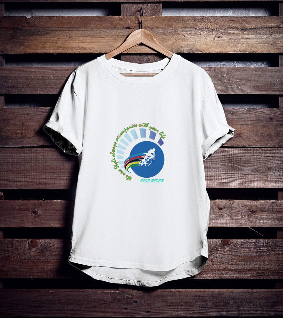 BIKE RIDER CLUB The Style Always Accompanies With Your Life T-Shirt