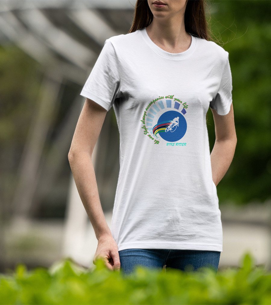 BIKE RIDER CLUB The Style Always Accompanies With Your Life T-Shirt