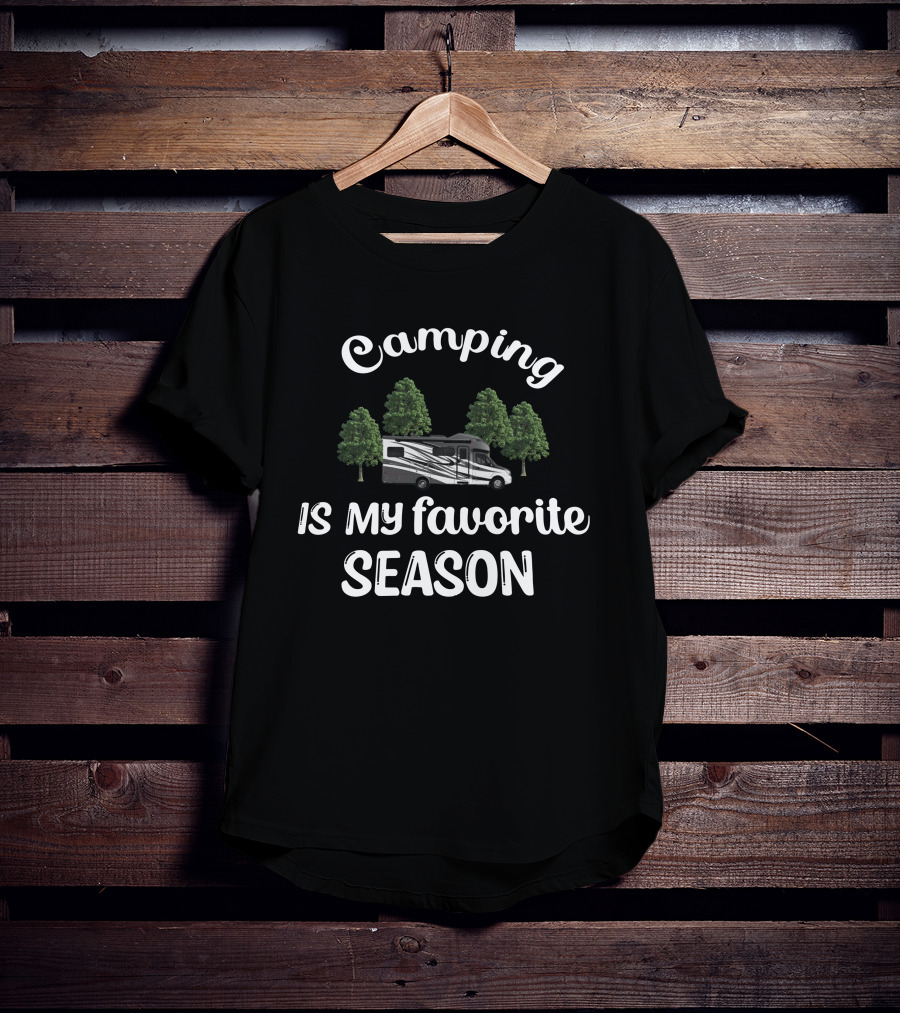 Camping Is My Favorite Season Tiffin Wayfarer Motorhome T-Shirt