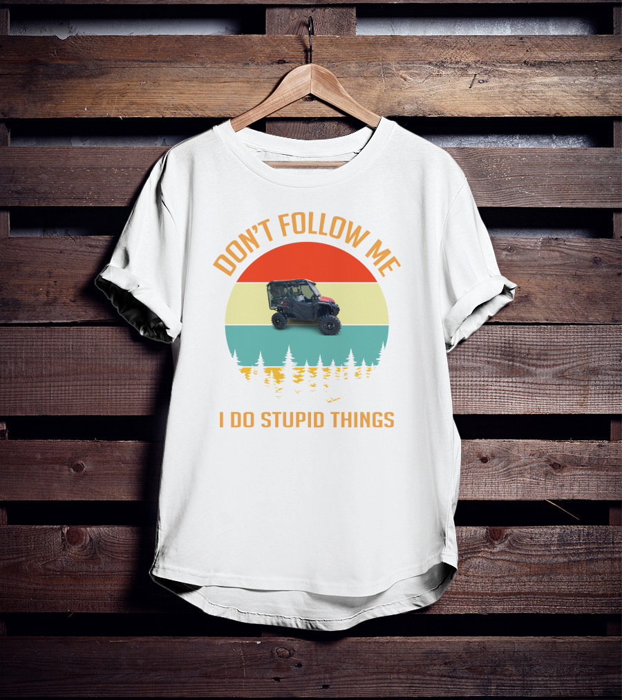 DON'T FOLLOW ME I DO STUPID THINGS Honda 1000 Monsters T-Shirt