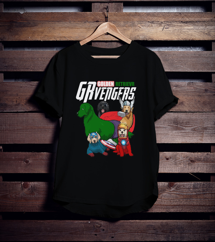 GOLDEN RETRIEVR GRVENGERS T-Shirt