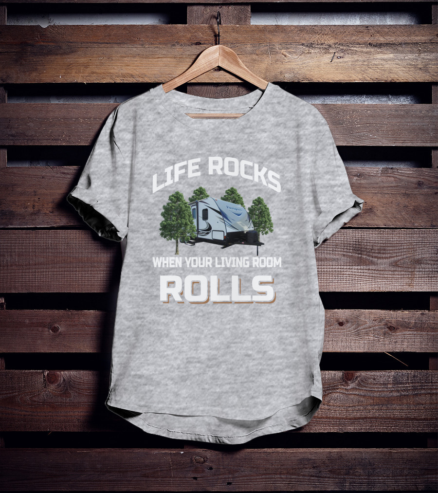 LIFE ROCKS WHEN YOUR LIVING ROOM ROLLS Passport 239ml T-Shirt