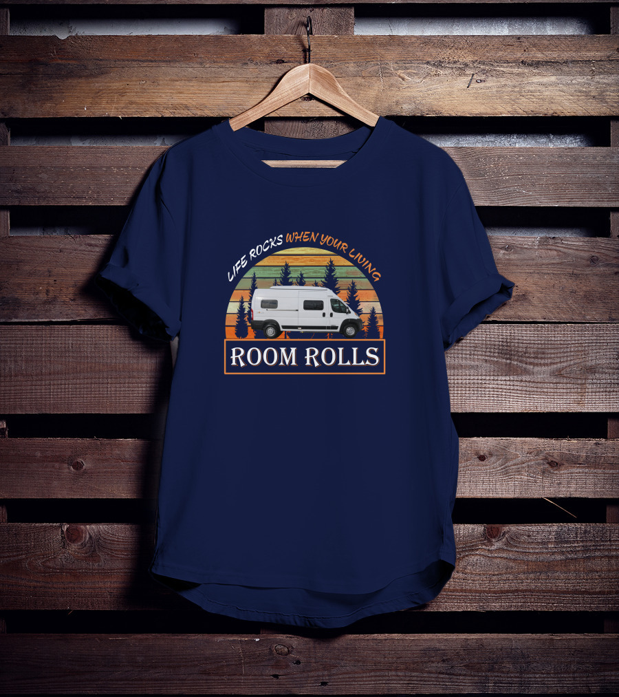 Life Rocks When Your Living Room Rolls Winnebago Solis 59P T-Shirt