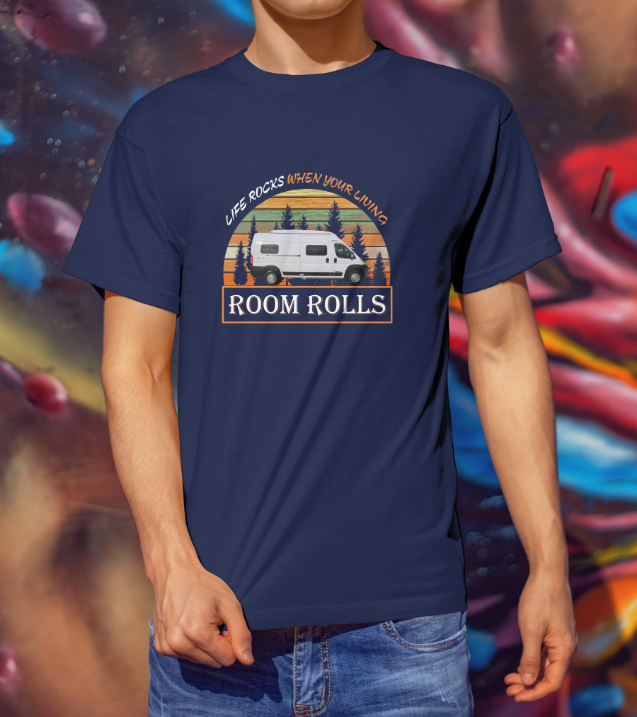 Life Rocks When Your Living Room Rolls Winnebago Solis 59P T-Shirt