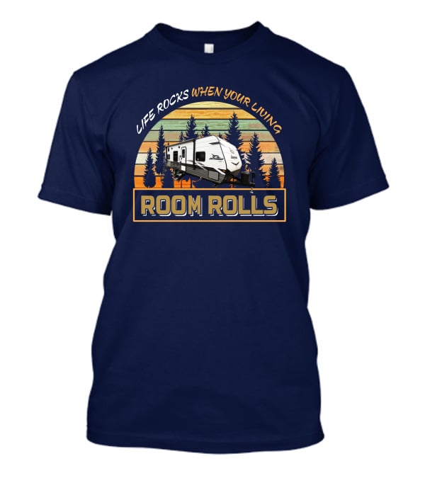 LIFE ROCKS WHEN YOUR LIVING ROOM ROLLS Jayco Jay Flight 264BH T-Shirt