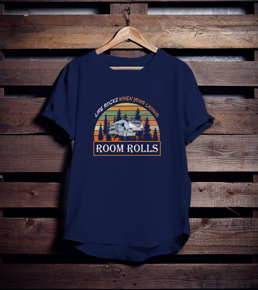 Life Rocks When Your Living Room Rolls Reflection 28Bh T-Shirt