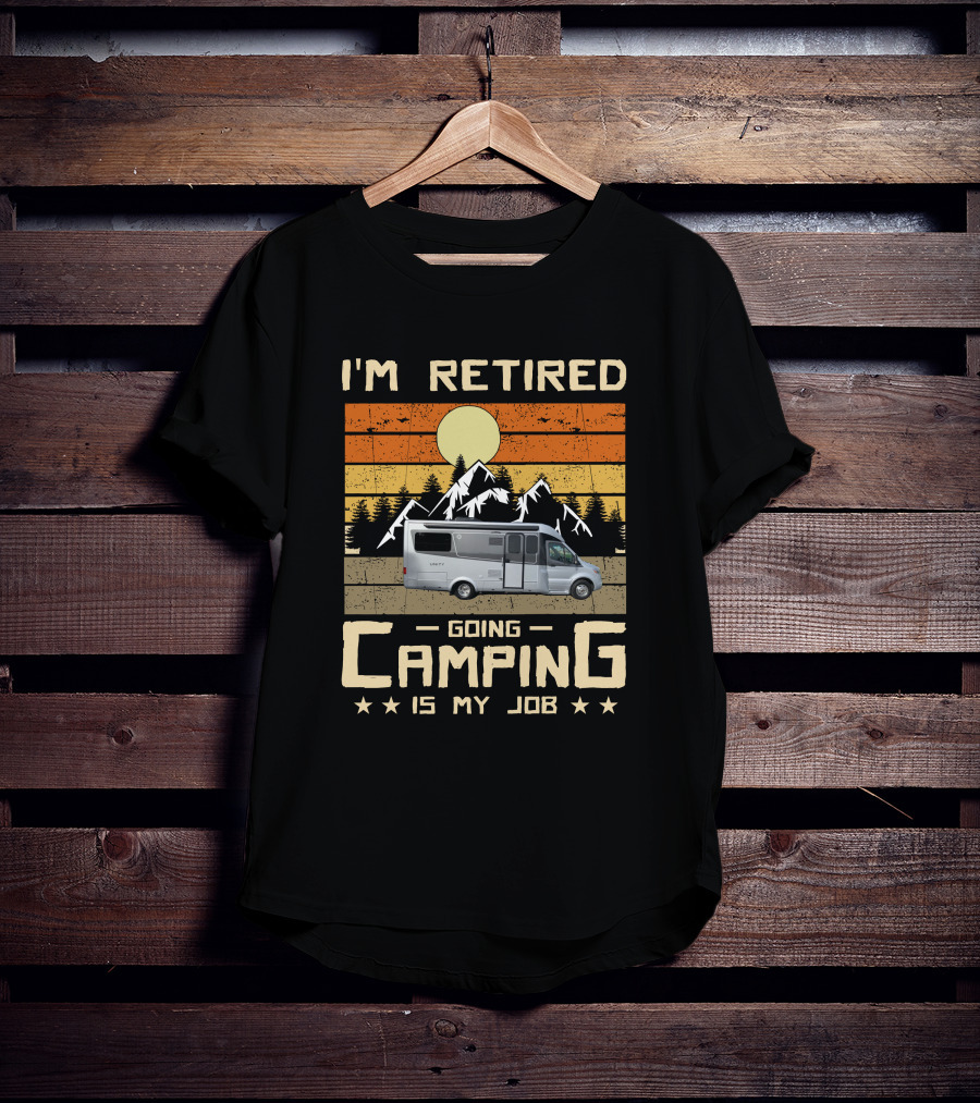 I'm Retired Going Camping Is My Job LTV Unity T-Shirt