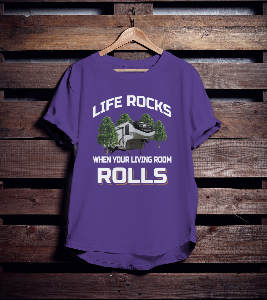 Life Rocks When Your Living Room Rolls Cougar 5Th T-Shirt