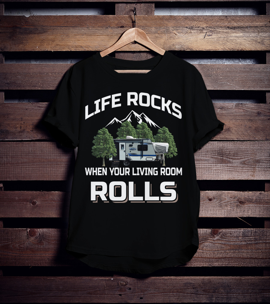 Life Rocks When Your Living Room Rolls Jayco Hybrid T-Shirt