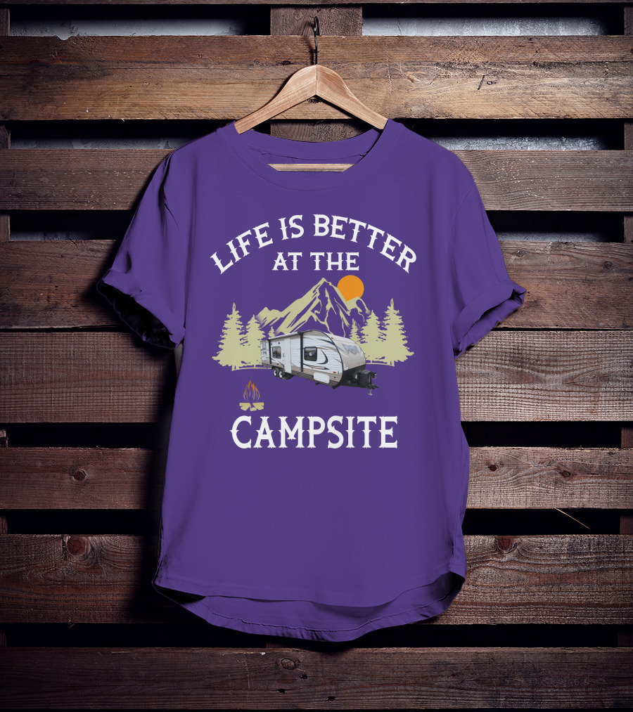 Life Is Better At The Campsite Forest River Wildwood X Lite 261BHXL T-Shirt