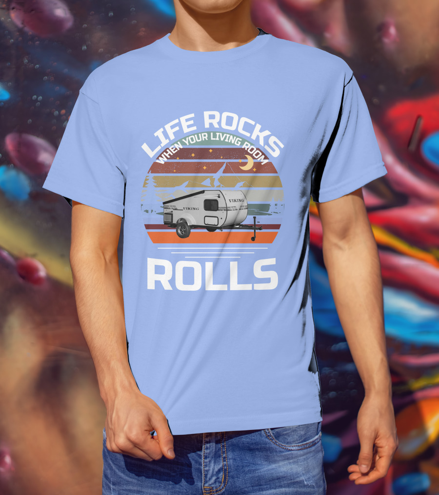 Viking 9.0 Camper When Your Living Room T-Shirt
