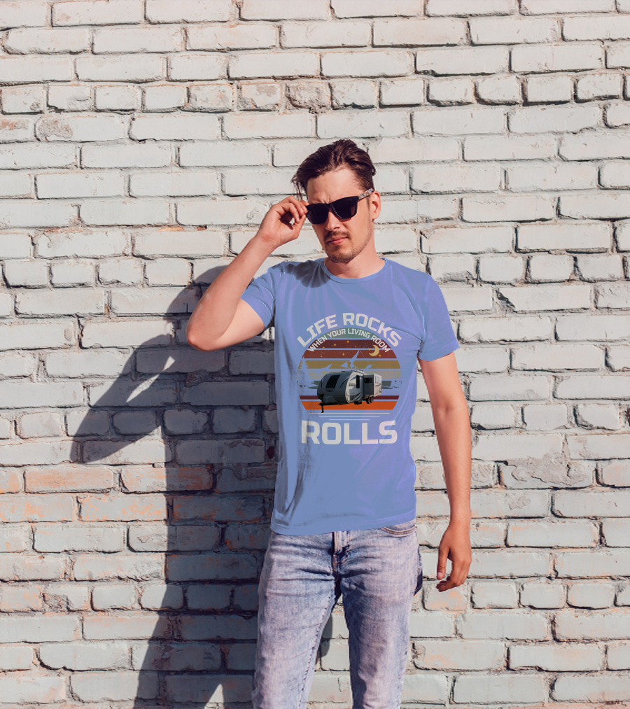 Lance Campers Home Is Where You Park It Retro Camper Adventure T-Shirt