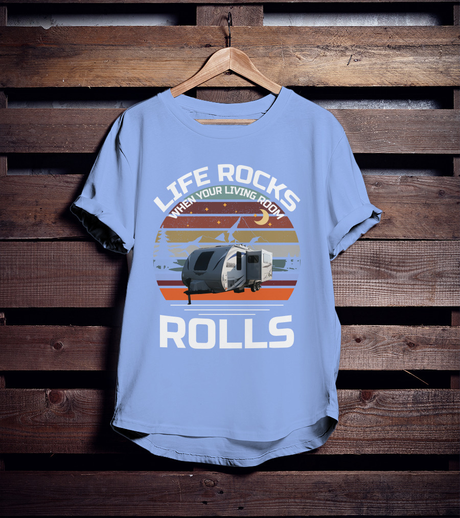 Lance Campers Home Is Where You Park It Retro Camper Adventure T-Shirt
