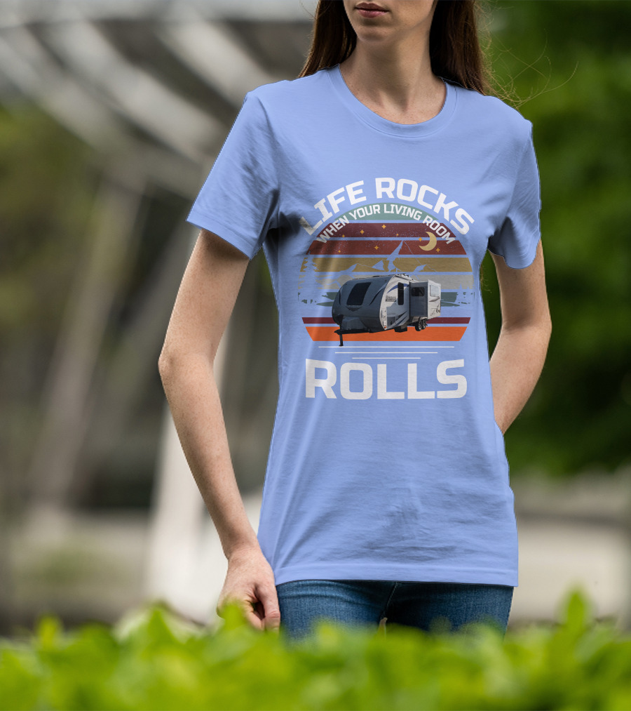 Lance Campers Home Is Where You Park It Retro Camper Adventure T-Shirt