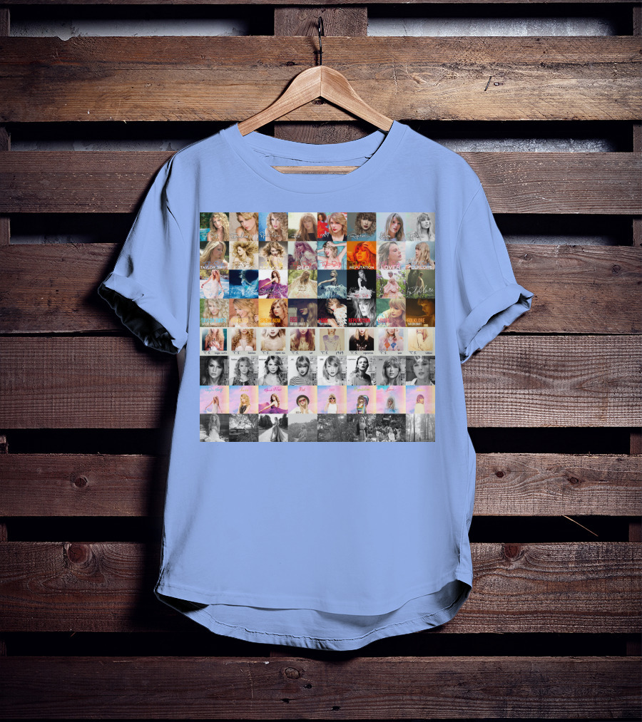 Taylor Swift Album Covers Through Each Era's T-Shirt