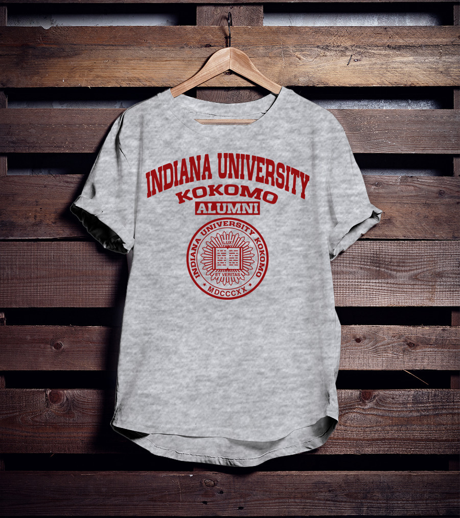 Indiana University Kokomo Alumni Seal Logo MDCCCXX T-Shirt