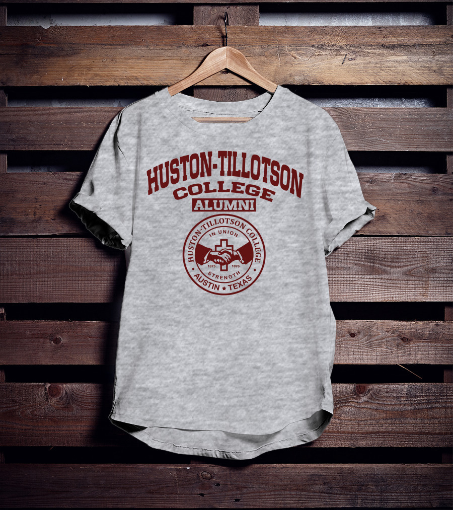 Huston Tillotson College Alumni Strength Austin Texas 1875 1876 T-Shirt