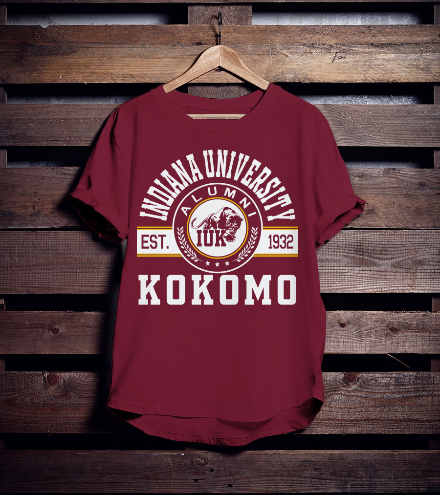 Indiana University Kokomo Alumni IUK Est. 1932 T-Shirt