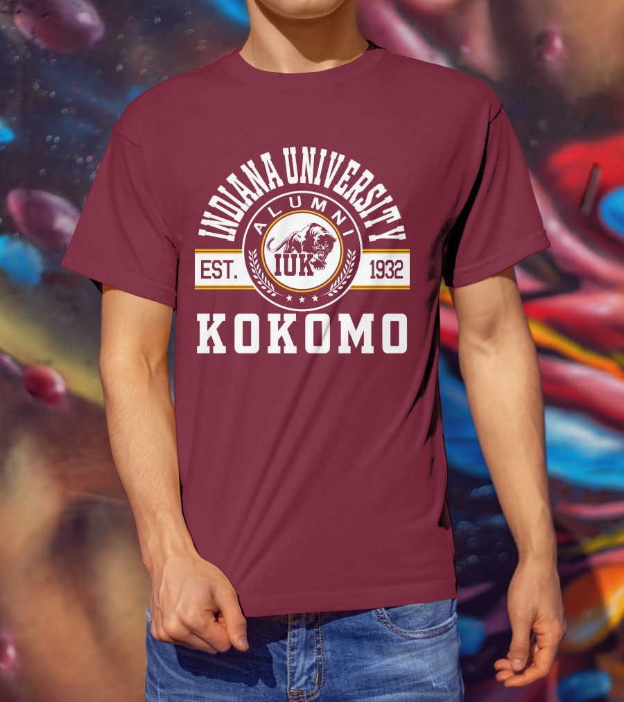 Indiana University Kokomo Alumni IUK Est. 1932 T-Shirt