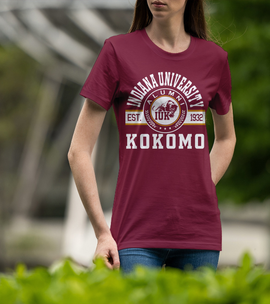 Indiana University Kokomo Alumni IUK Est. 1932 T-Shirt