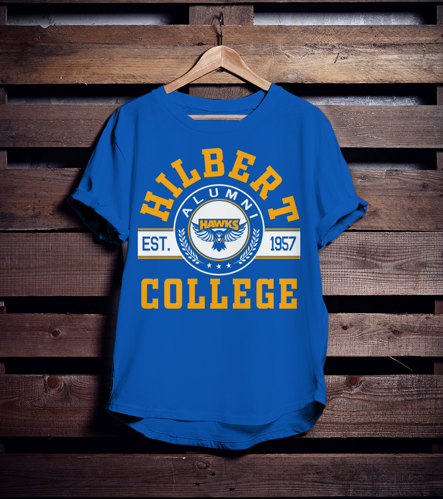 Hawks Hilbert College Alumni Est. 1957 T-Shirt