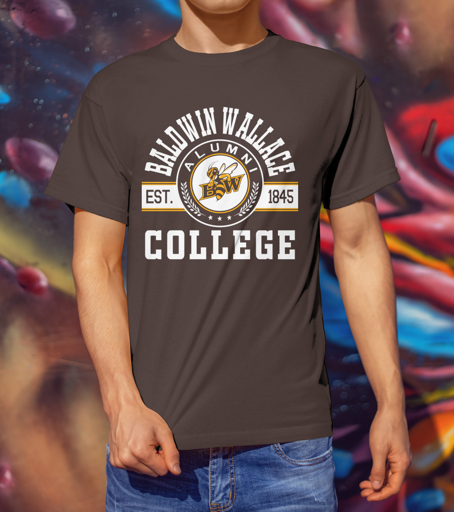 Baldwin Wallace College Alumni Est. 1845 Bee T-Shirt