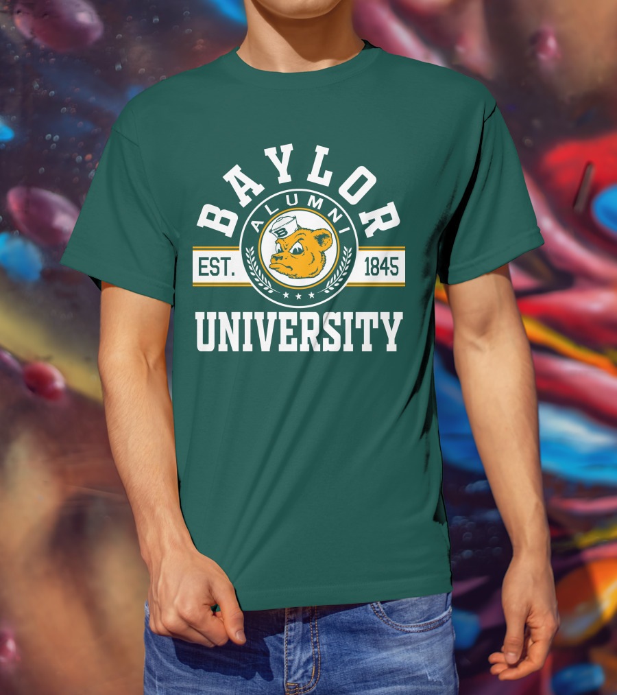 Baylor University Alumni Est. 1845 Bear T-Shirt