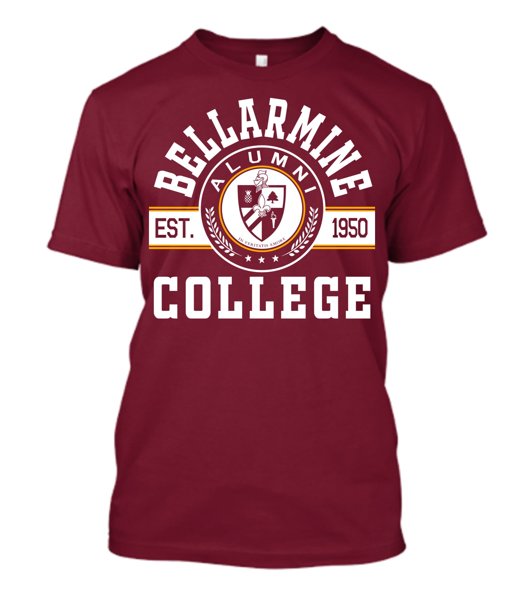 Bellarmine Alumni College Est. 1950 Crest T-Shirt