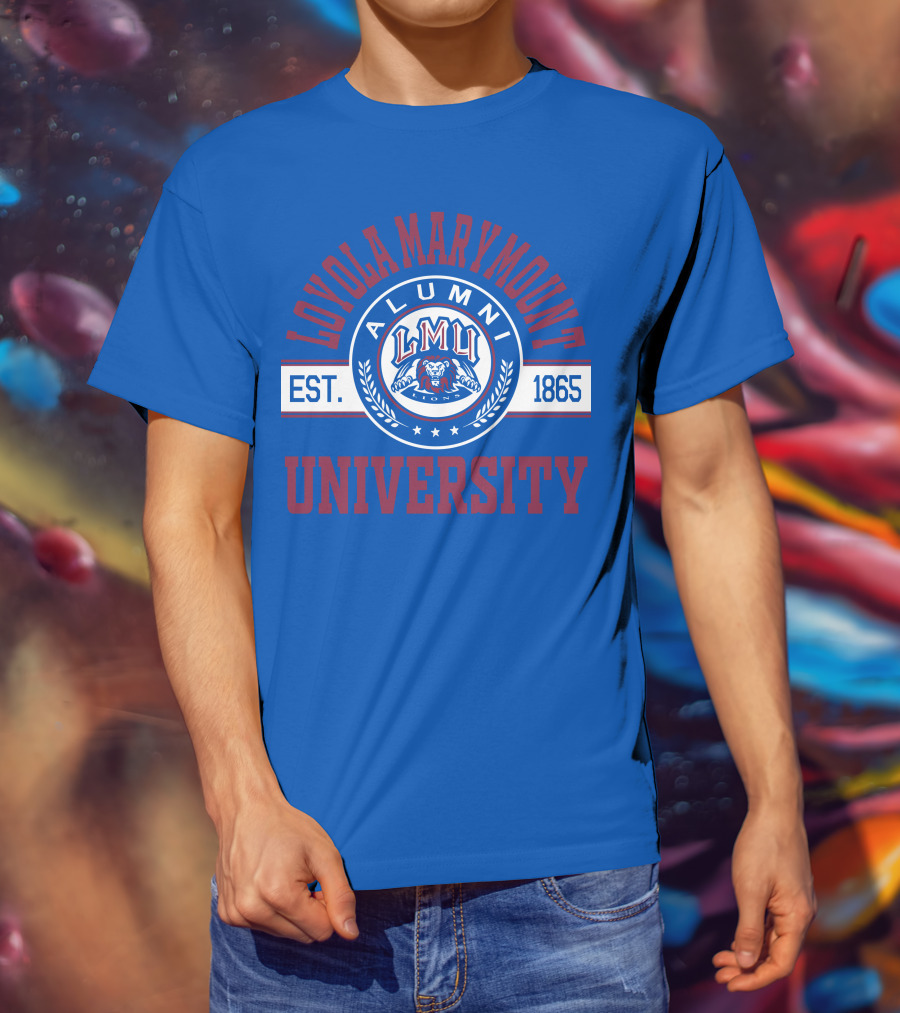 Loyola Marymount University Alumni LMU Lions Est. 1865 T-Shirt
