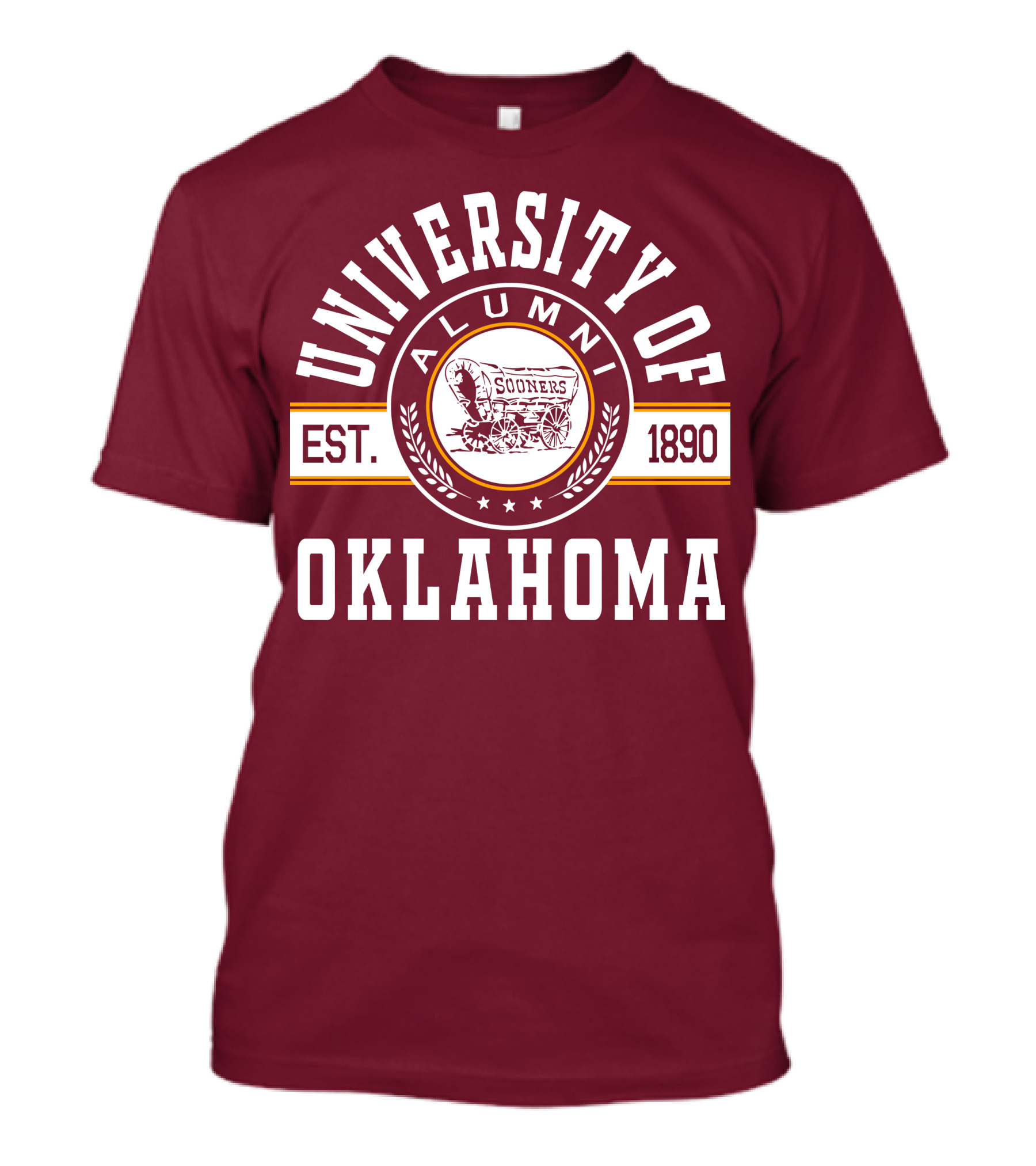 University Of Oklahoma Alumni Sooners Est. 1890 T-Shirt