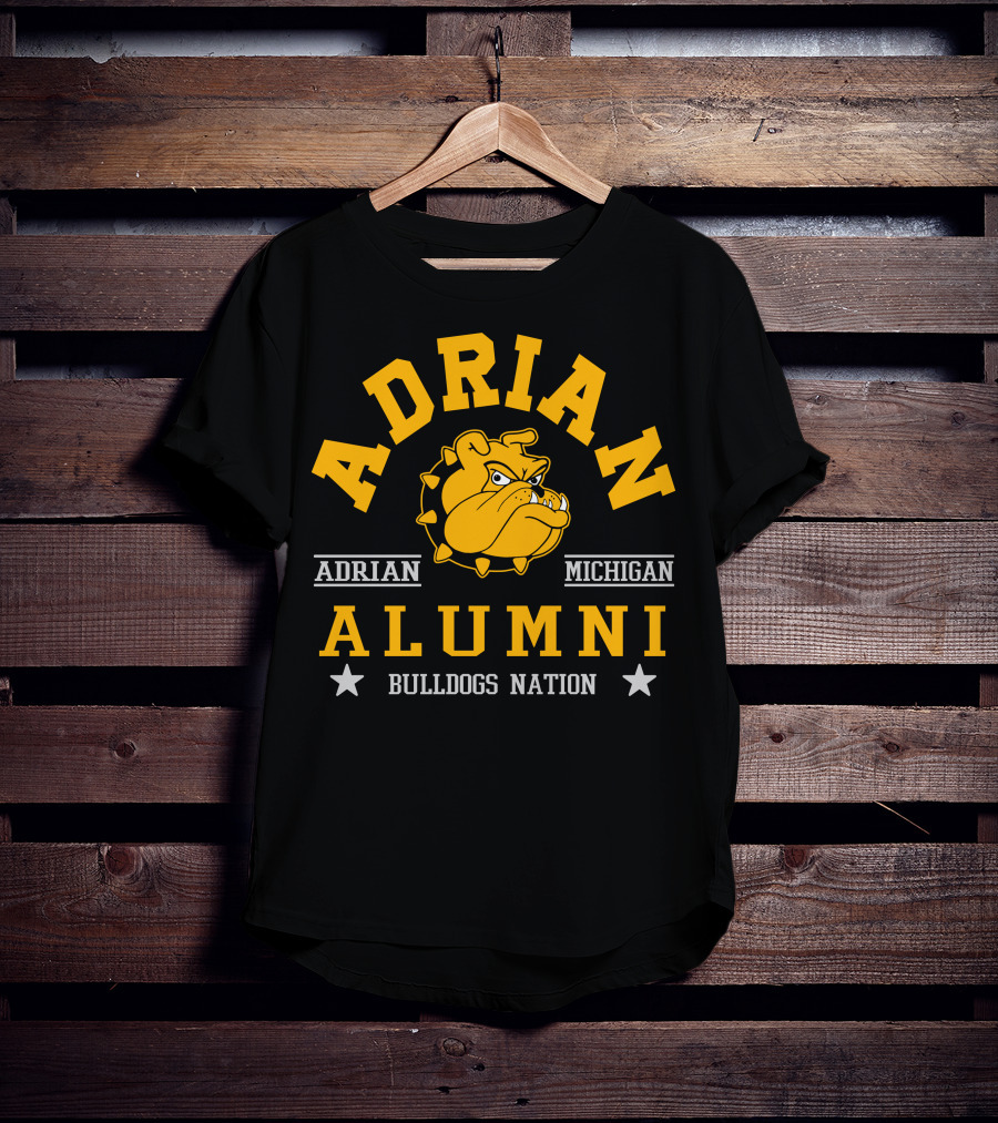 Adrian Michigan Alumni Bulldogs Nation T-Shirt