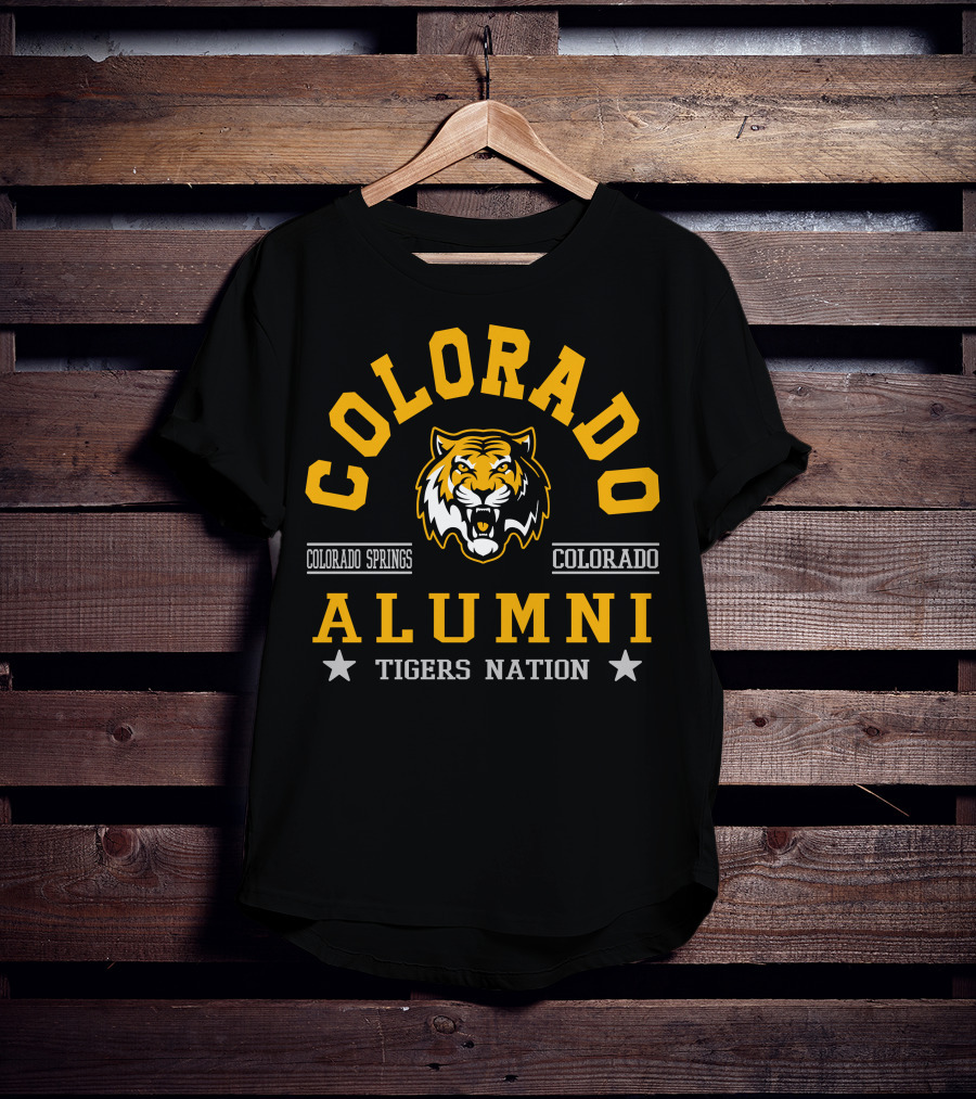 Colorado Springs Colorado Alumni Tigers Nation T-Shirt