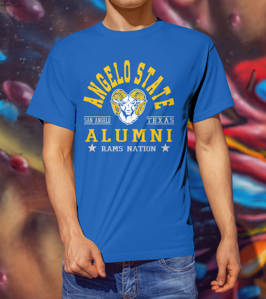 Angelo State Alumni San Angelo Texas Rams Nation T-Shirt