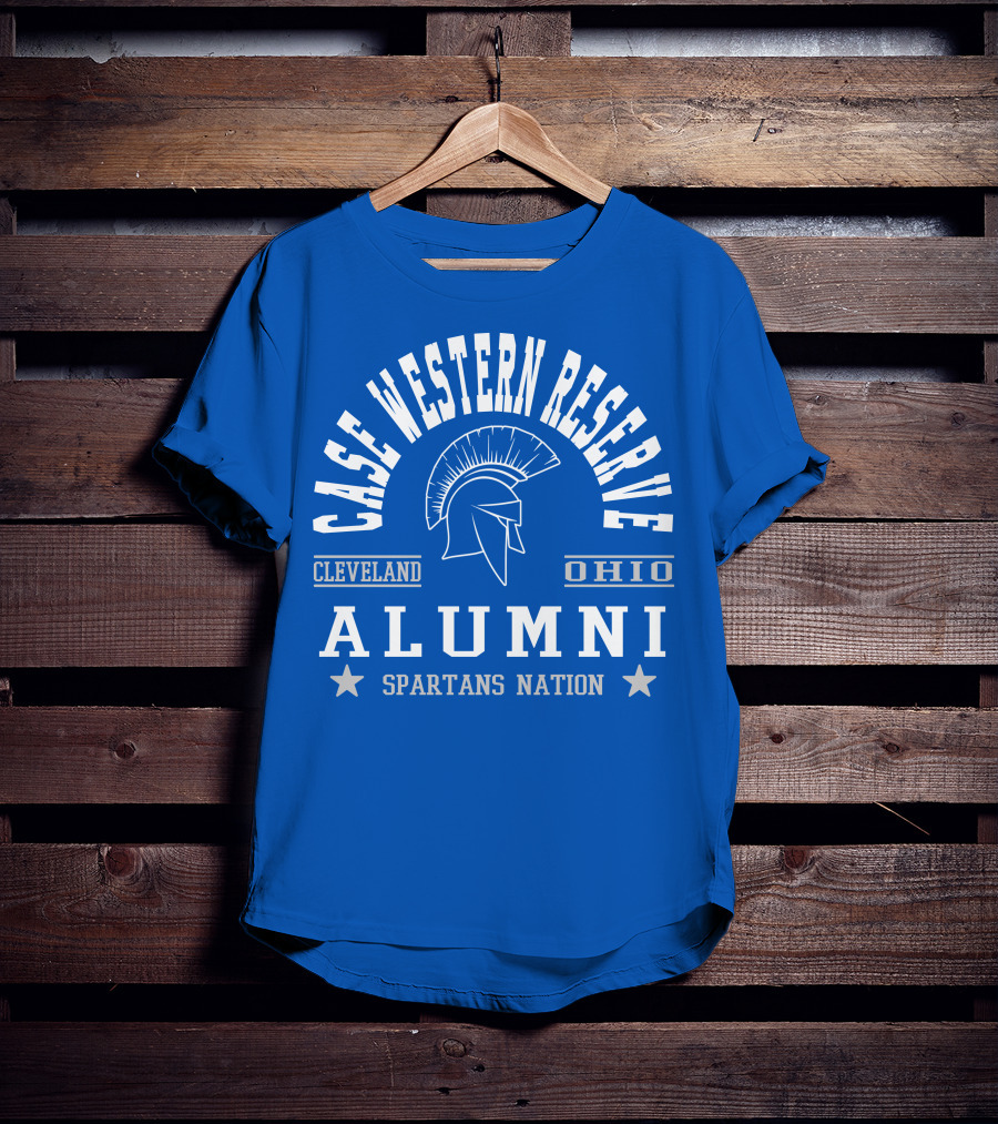 Case Western Reserve Alumni Cleveland Ohio Spartans Nation T-Shirt