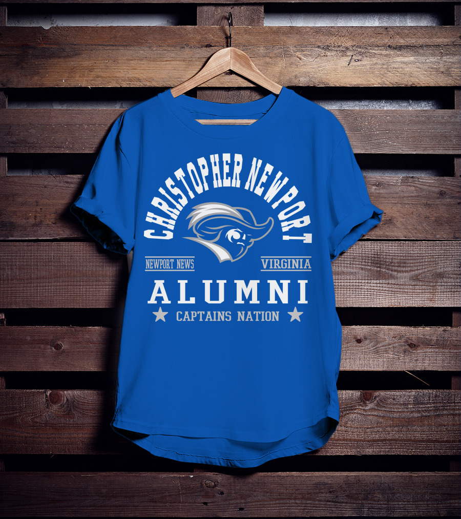Christopher Newport Alumni Captains Nation Newport News Virginia T-Shirt