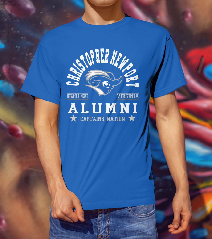 Christopher Newport Alumni Captains Nation Newport News Virginia T-Shirt