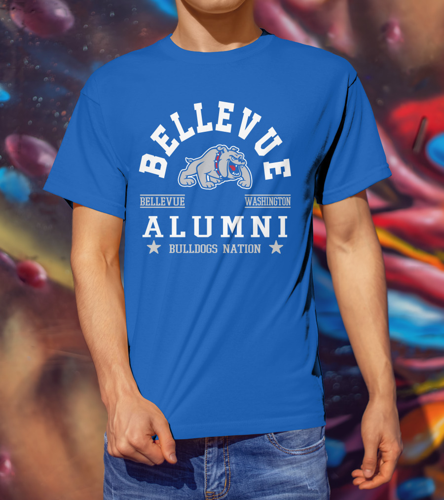 Bellevue Washington Alumni Bulldogs Nation T-Shirt