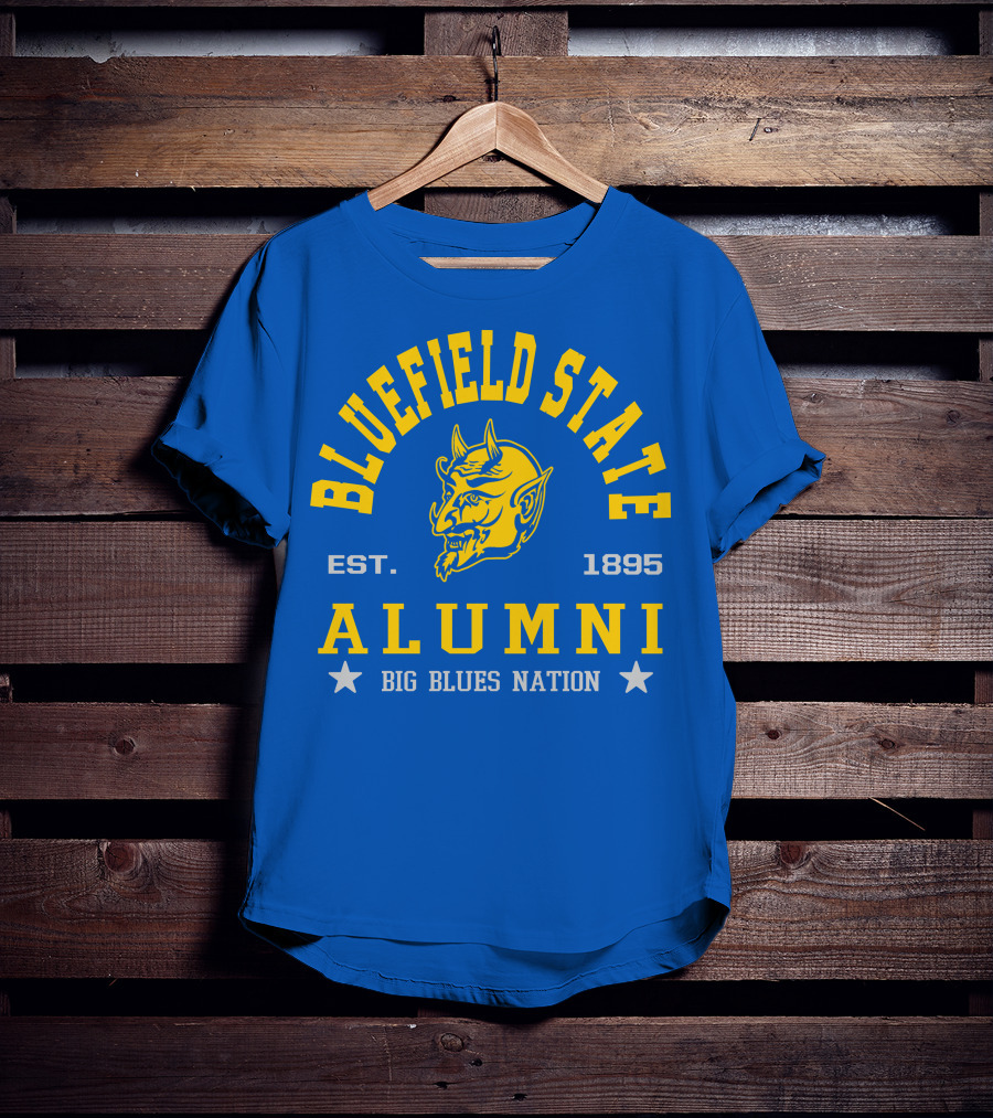 Bluefield State Alumni Est. 1895 Big Blues Nation T-Shirt