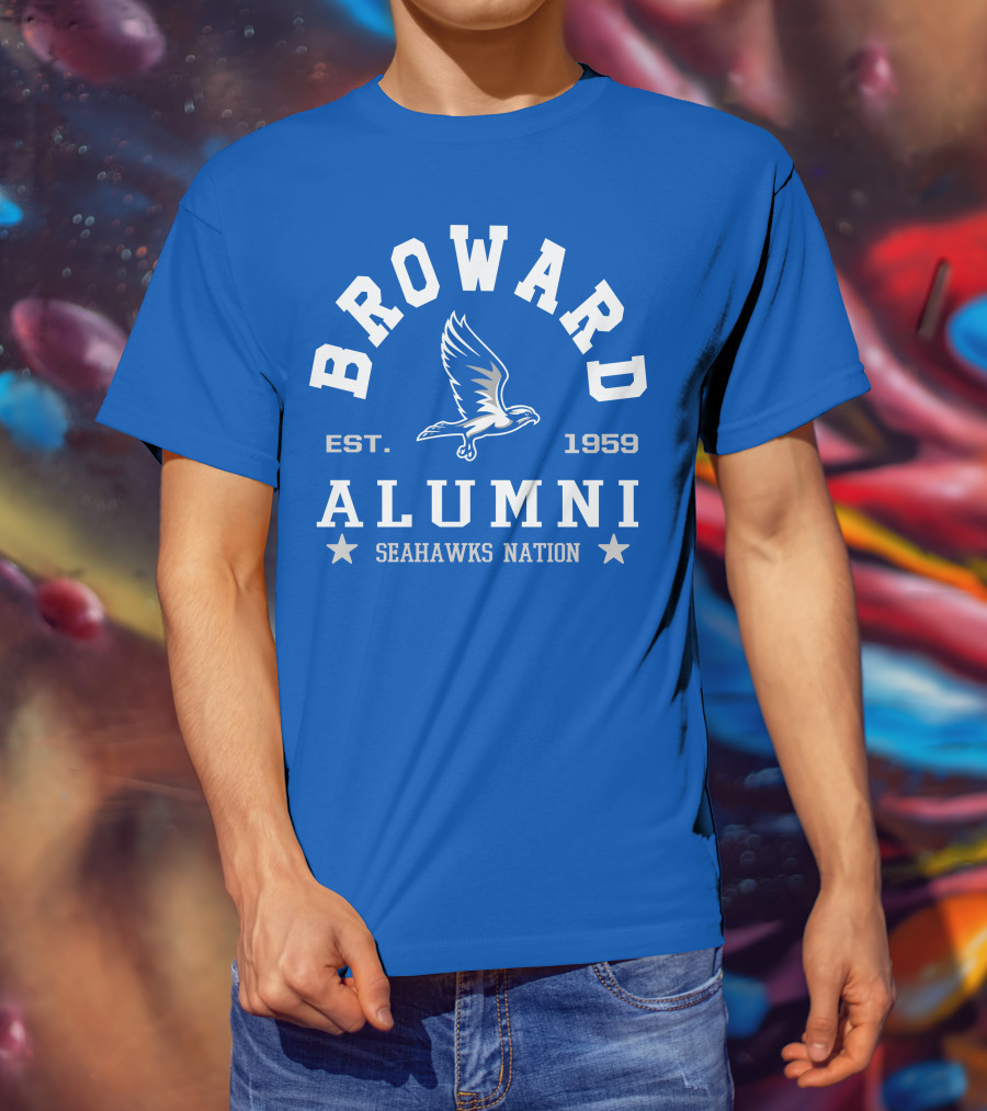 Broward Alumni Est. 1959 Seahawks Nation T-Shirt