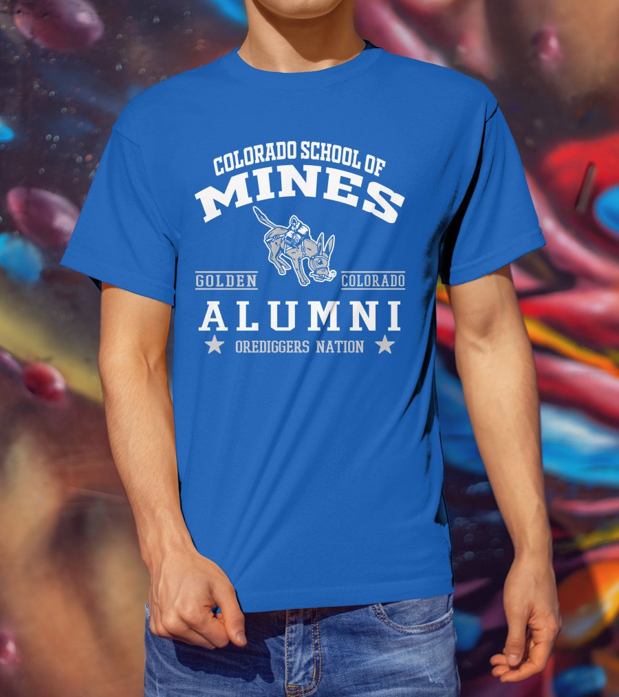 Colorado School Of Mines Alumni Golden Colorado Orediggers Nation T-Shirt