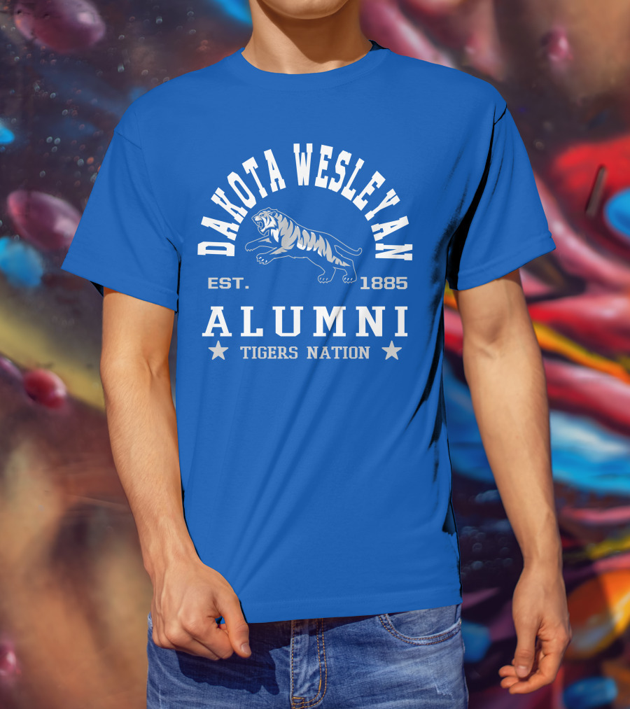 Dakota Wesleyan University Alumni Tigers Nation Est. 1885 T-Shirt