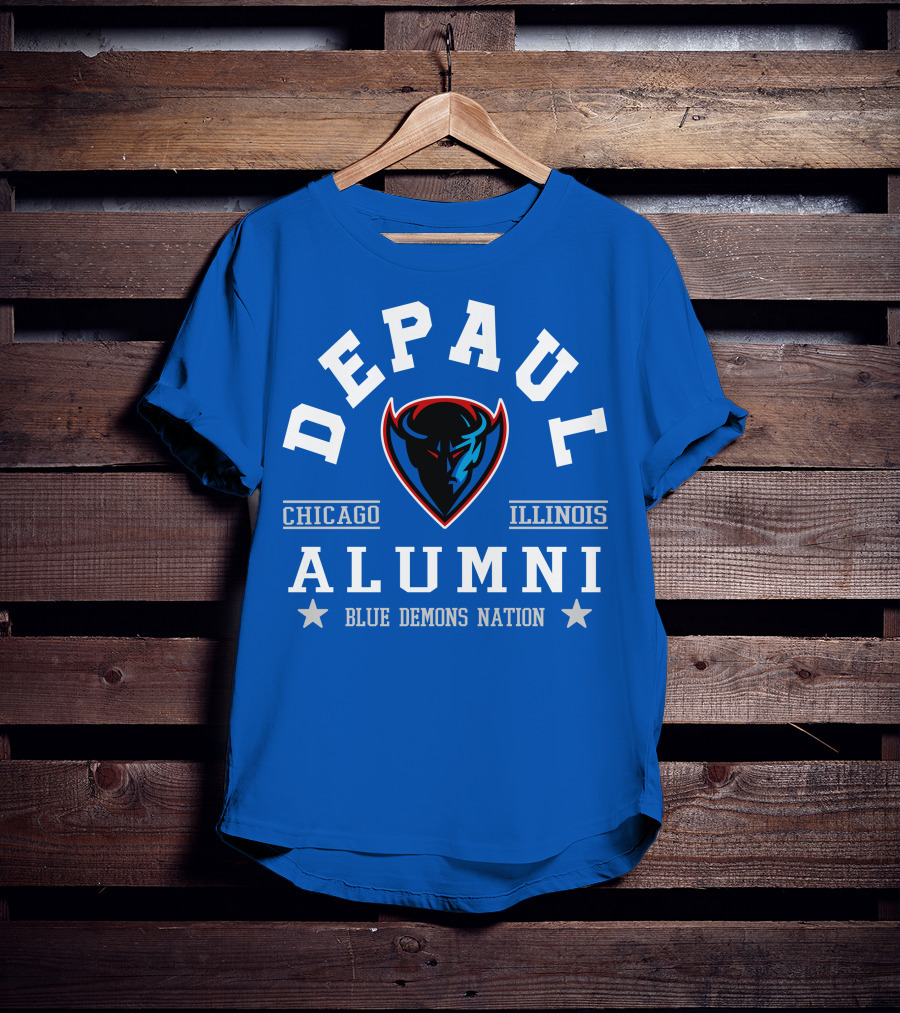 DePaul Alumni Chicago Illinois Blue Demons Nation T-Shirt