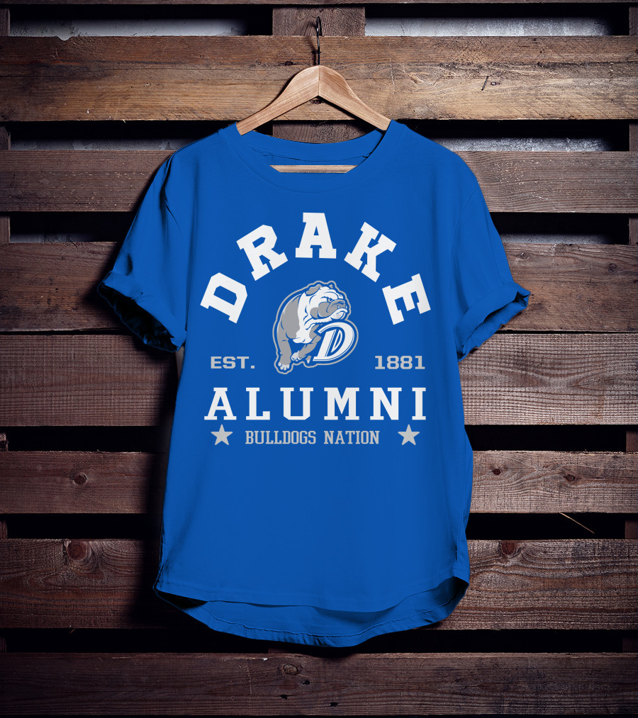 Drake Alumni Bulldogs Nation Est. 1881 T-Shirt