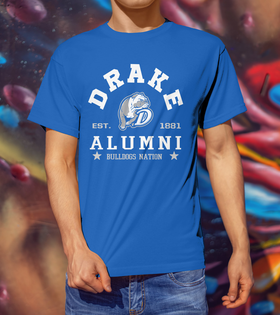 Drake Alumni Bulldogs Nation Est. 1881 T-Shirt