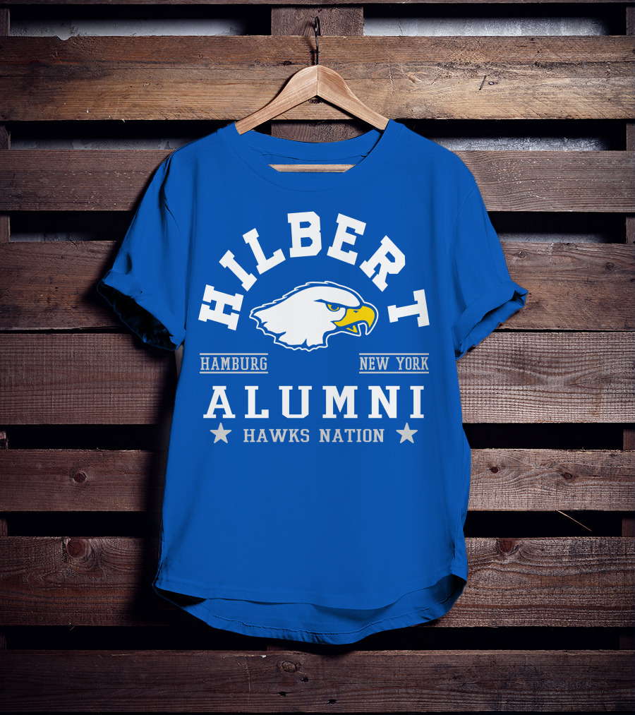 Hilbert Alumni Hamburg New York Hawks Nation T-Shirt