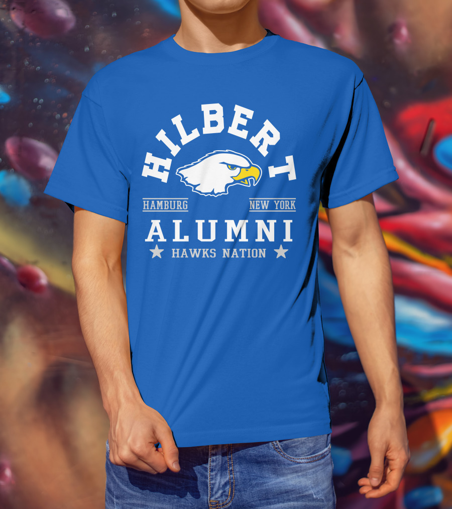 Hilbert Alumni Hamburg New York Hawks Nation T-Shirt