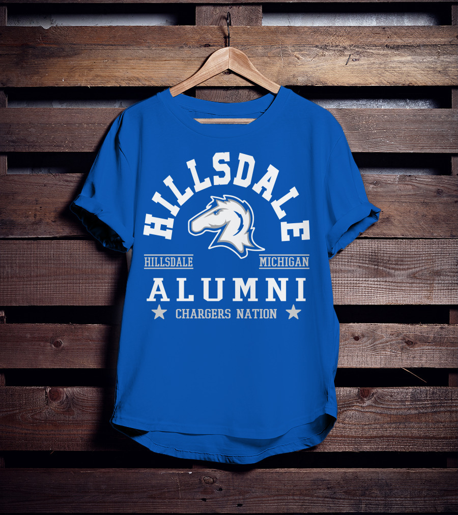 Hillsdale Chargers Nation Alumni Michigan T-Shirt