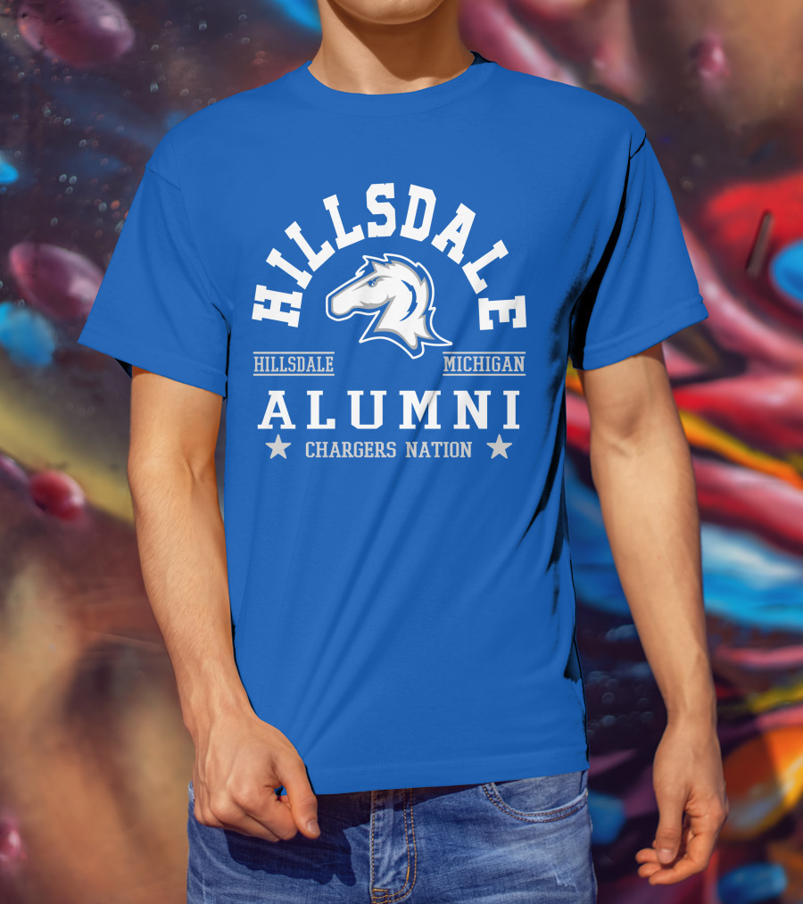 Hillsdale Chargers Nation Alumni Michigan T-Shirt
