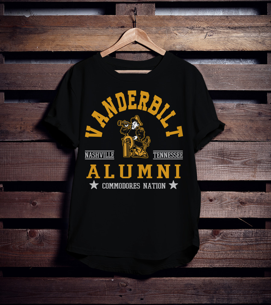 Vanderbilt Alumni Nashville Tennessee Commodores Nation T-Shirt